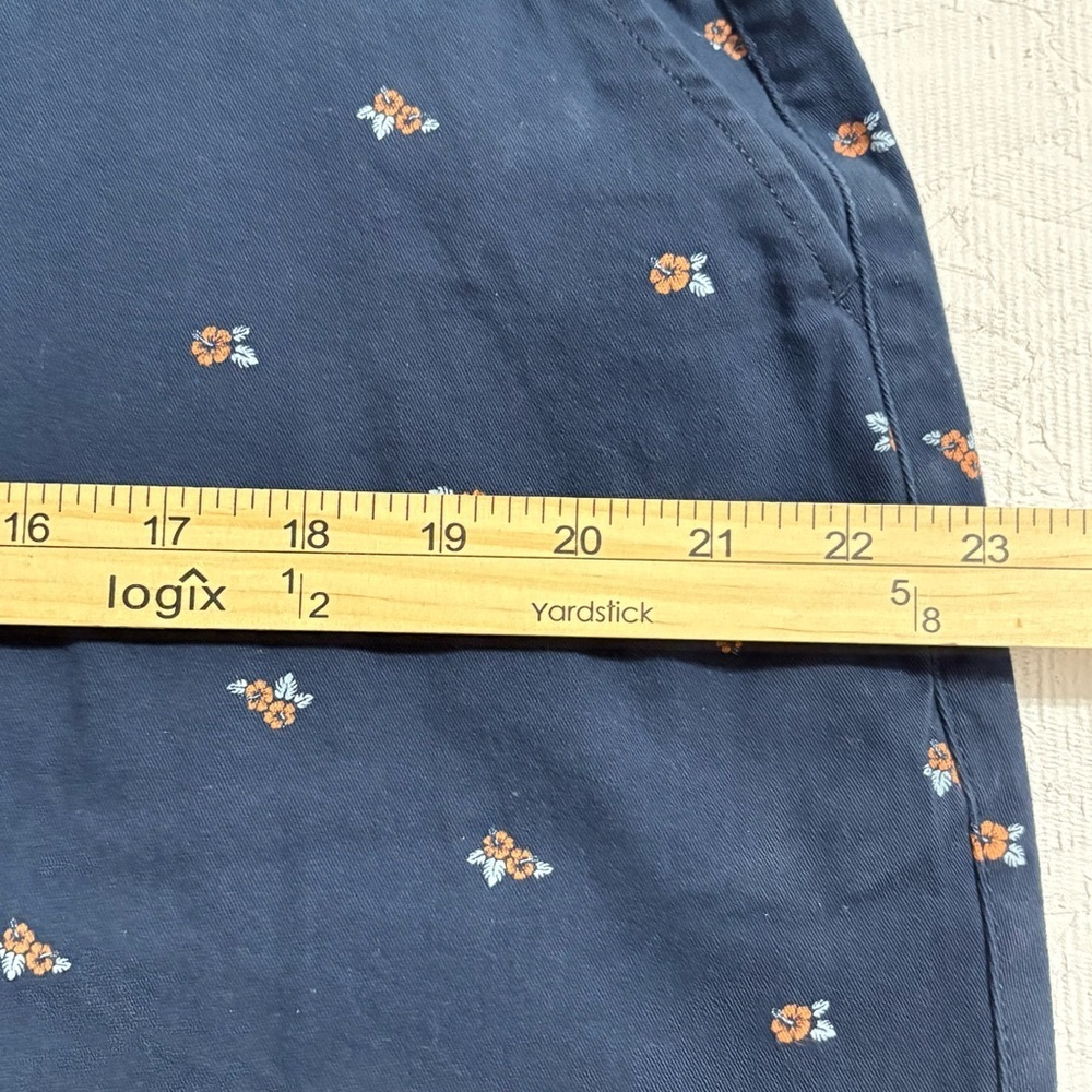 Weatherproof Vintage Men's Blue Patterned Shorts Hawaiian Flower Design Sz 36 - Picture 4 of 12